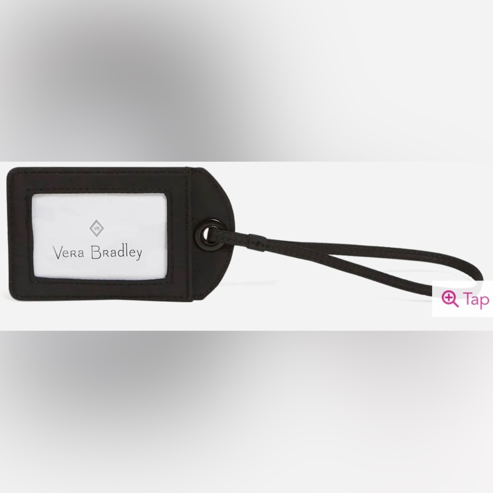 Vera Bradley Ultralight Luggage Tag - Black